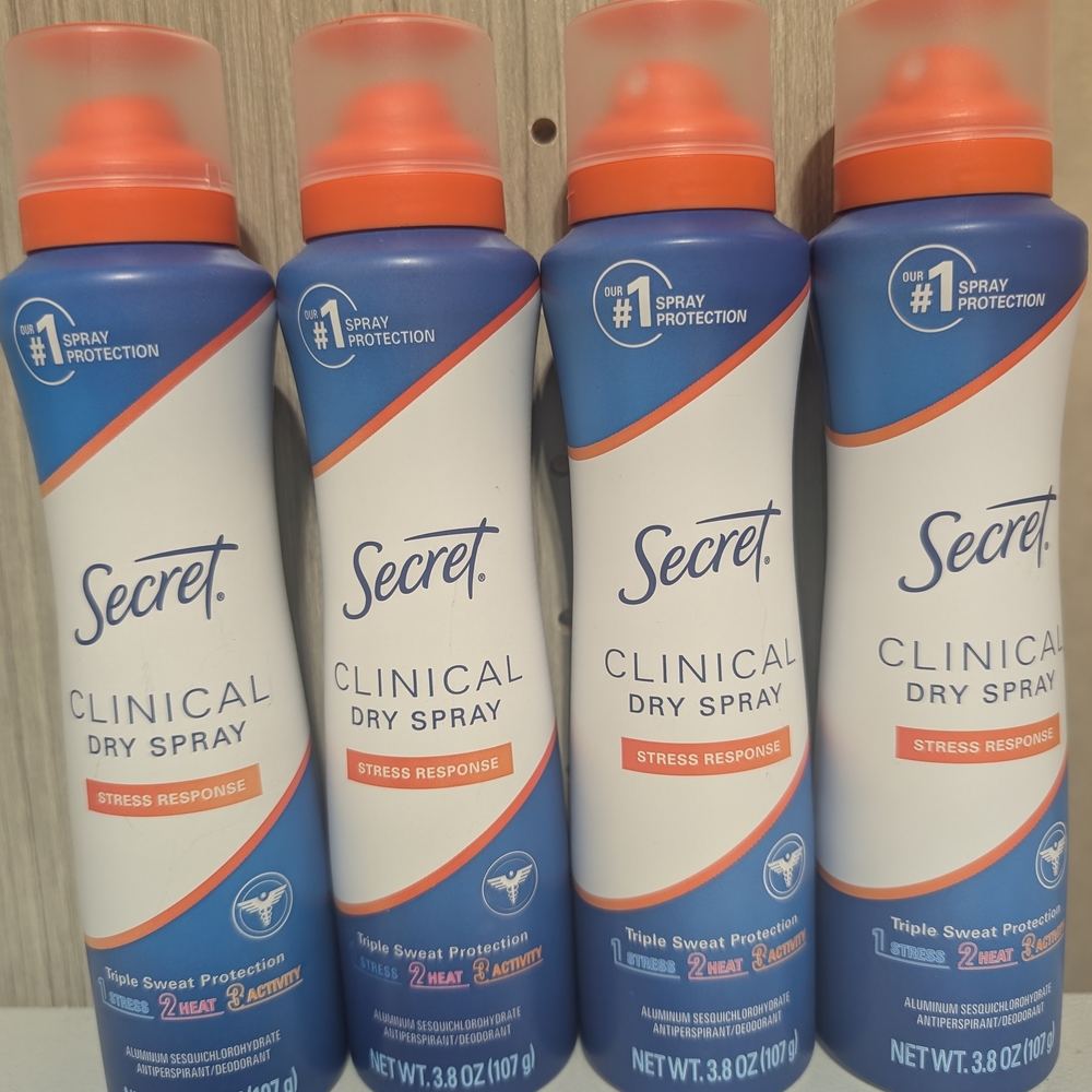 Clinical Dry Spray Stress Response - Blue and Orange